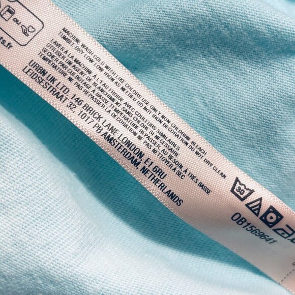 NEW Free People Womens Long Sleeve Tee Size M All Star Layer Oversize Poolside - Picture 7 of 16